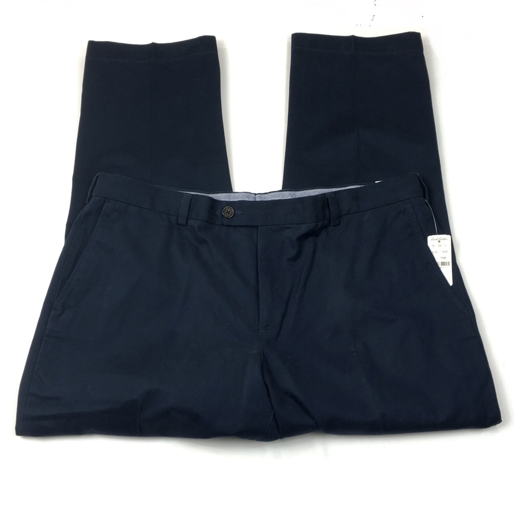 Brooks Brothers Milano Slim Fit Navy Pants 40x30